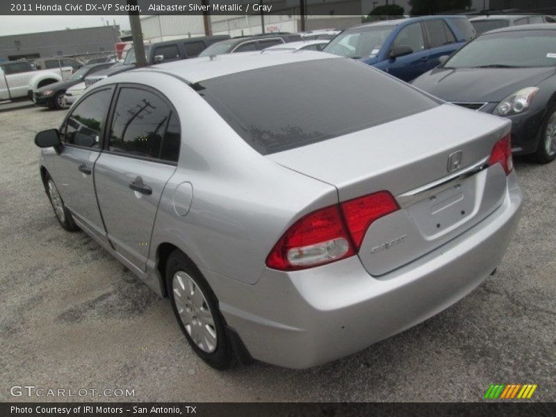 Alabaster Silver Metallic / Gray 2011 Honda Civic DX-VP Sedan