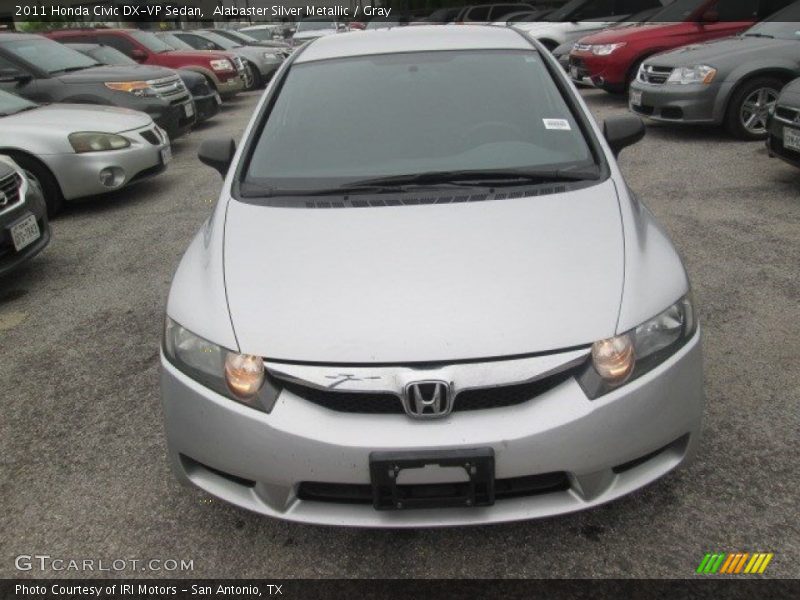 Alabaster Silver Metallic / Gray 2011 Honda Civic DX-VP Sedan