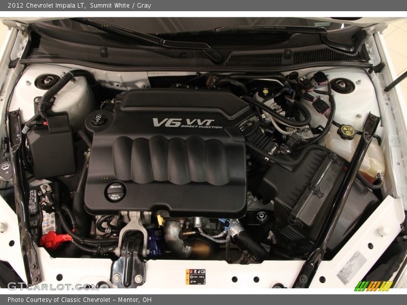 Summit White / Gray 2012 Chevrolet Impala LT