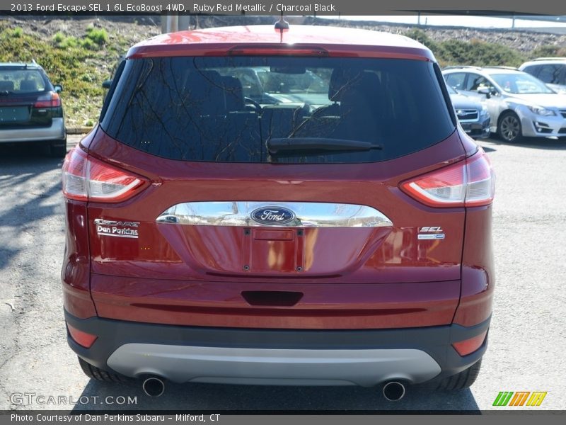 Ruby Red Metallic / Charcoal Black 2013 Ford Escape SEL 1.6L EcoBoost 4WD