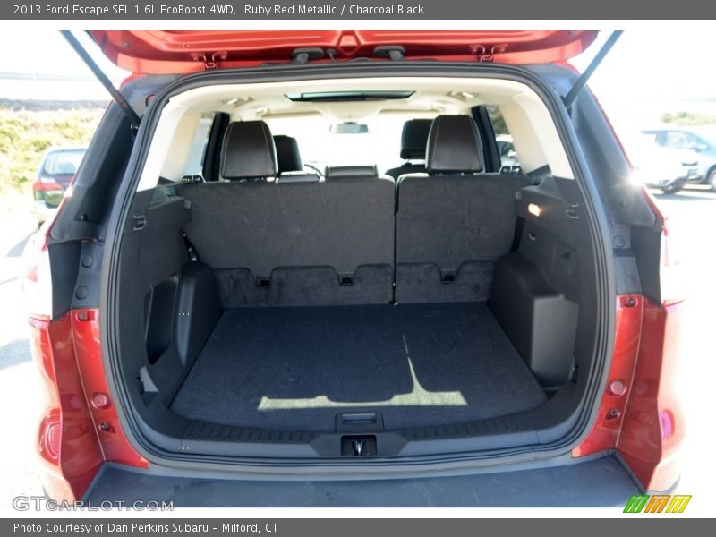 Ruby Red Metallic / Charcoal Black 2013 Ford Escape SEL 1.6L EcoBoost 4WD