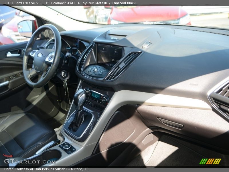 Ruby Red Metallic / Charcoal Black 2013 Ford Escape SEL 1.6L EcoBoost 4WD