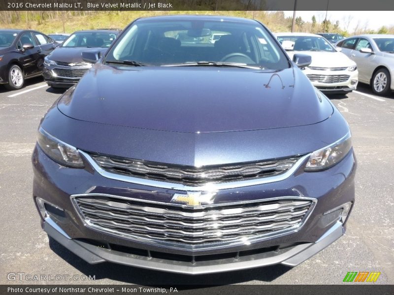 Blue Velvet Metallic / Jet Black 2016 Chevrolet Malibu LT