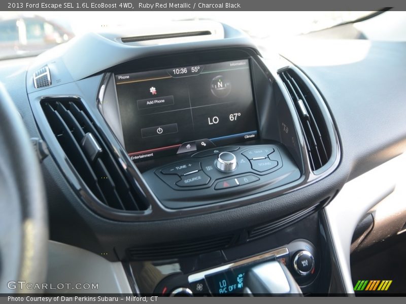 Ruby Red Metallic / Charcoal Black 2013 Ford Escape SEL 1.6L EcoBoost 4WD
