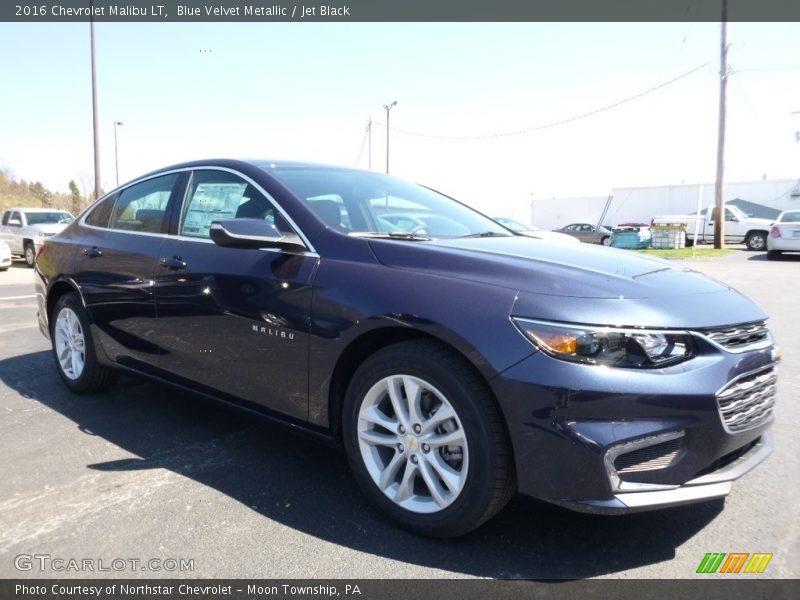 Blue Velvet Metallic / Jet Black 2016 Chevrolet Malibu LT