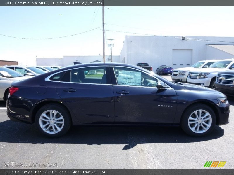 Blue Velvet Metallic / Jet Black 2016 Chevrolet Malibu LT