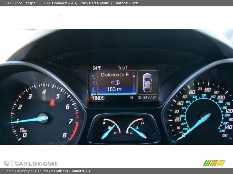 Ruby Red Metallic / Charcoal Black 2013 Ford Escape SEL 1.6L EcoBoost 4WD