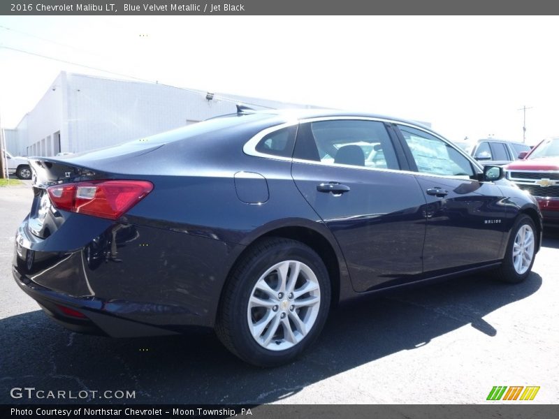 Blue Velvet Metallic / Jet Black 2016 Chevrolet Malibu LT