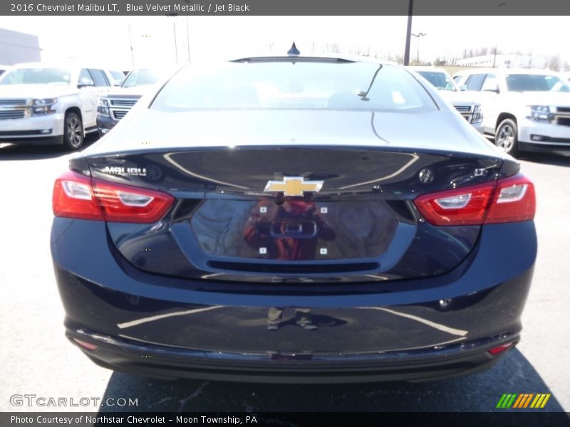 Blue Velvet Metallic / Jet Black 2016 Chevrolet Malibu LT