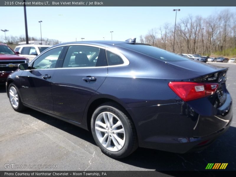 Blue Velvet Metallic / Jet Black 2016 Chevrolet Malibu LT