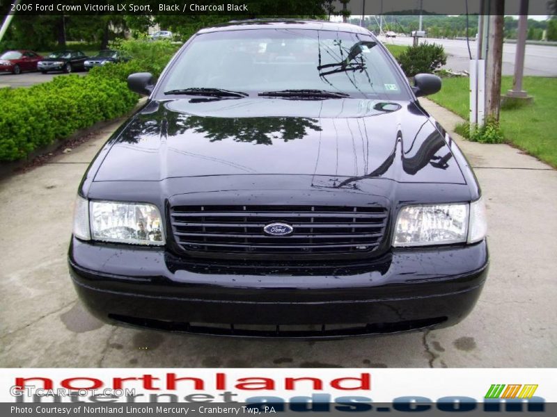 Black / Charcoal Black 2006 Ford Crown Victoria LX Sport