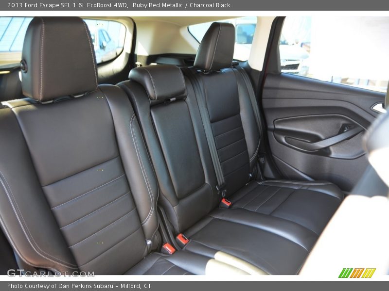 Ruby Red Metallic / Charcoal Black 2013 Ford Escape SEL 1.6L EcoBoost 4WD