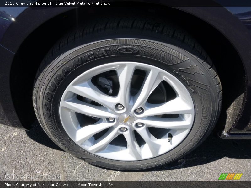 Blue Velvet Metallic / Jet Black 2016 Chevrolet Malibu LT
