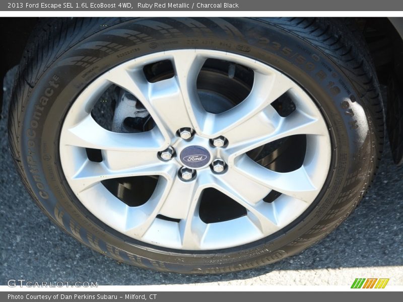 Ruby Red Metallic / Charcoal Black 2013 Ford Escape SEL 1.6L EcoBoost 4WD