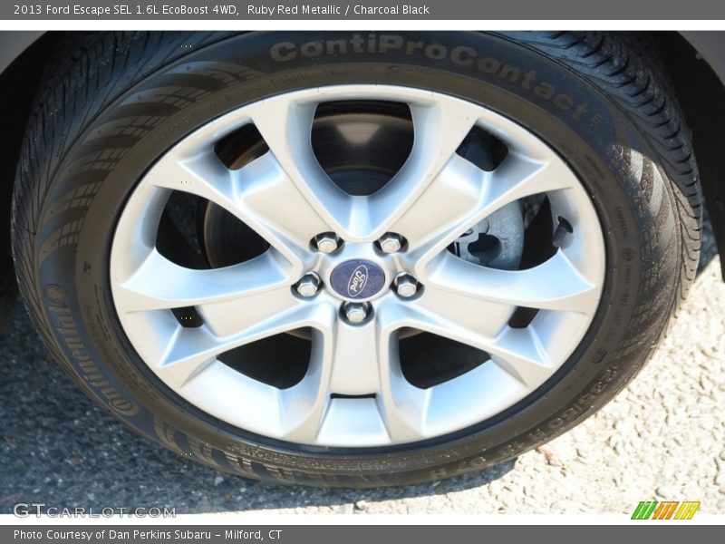 Ruby Red Metallic / Charcoal Black 2013 Ford Escape SEL 1.6L EcoBoost 4WD