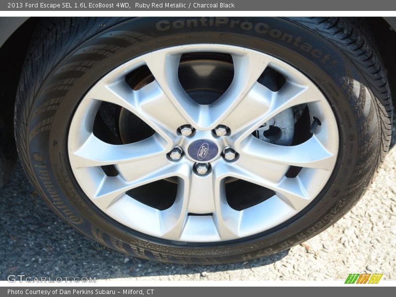 Ruby Red Metallic / Charcoal Black 2013 Ford Escape SEL 1.6L EcoBoost 4WD