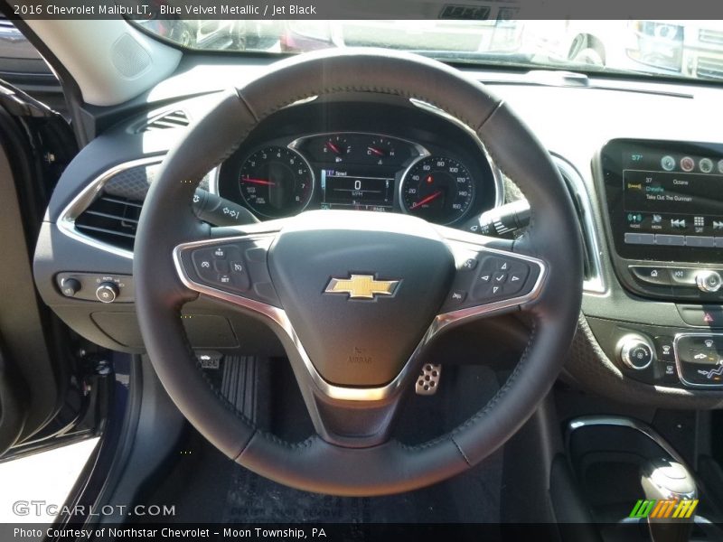 Blue Velvet Metallic / Jet Black 2016 Chevrolet Malibu LT