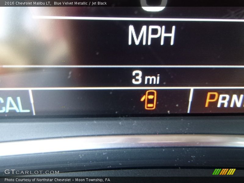 Blue Velvet Metallic / Jet Black 2016 Chevrolet Malibu LT