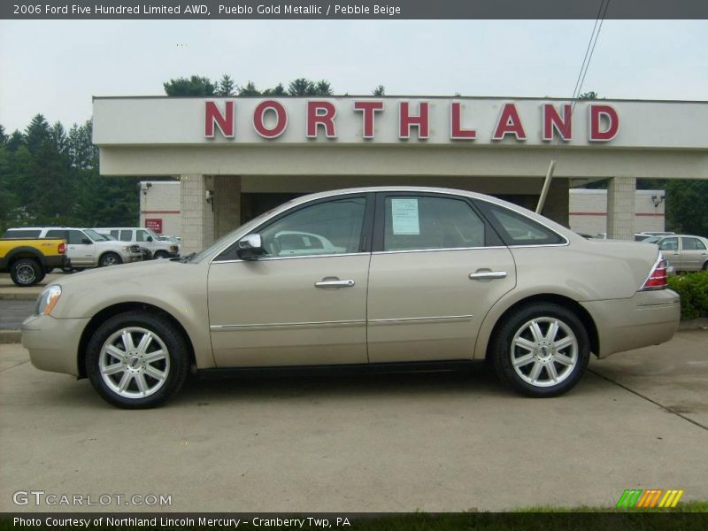 Pueblo Gold Metallic / Pebble Beige 2006 Ford Five Hundred Limited AWD
