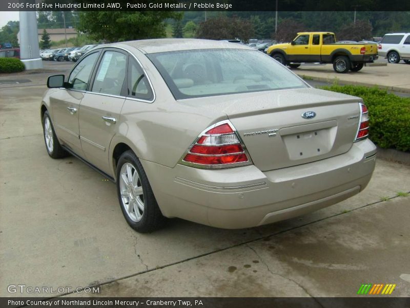 Pueblo Gold Metallic / Pebble Beige 2006 Ford Five Hundred Limited AWD