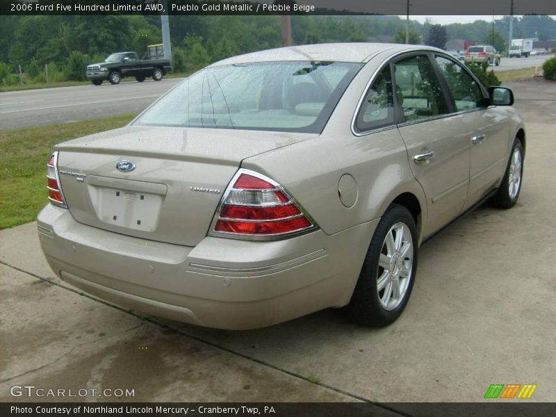 Pueblo Gold Metallic / Pebble Beige 2006 Ford Five Hundred Limited AWD