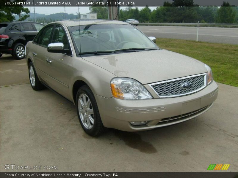 Pueblo Gold Metallic / Pebble Beige 2006 Ford Five Hundred Limited AWD