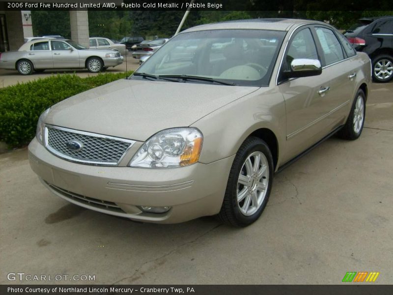 Pueblo Gold Metallic / Pebble Beige 2006 Ford Five Hundred Limited AWD