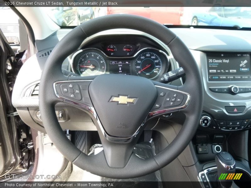 Tungsten Metallic / Jet Black 2016 Chevrolet Cruze LT Sedan