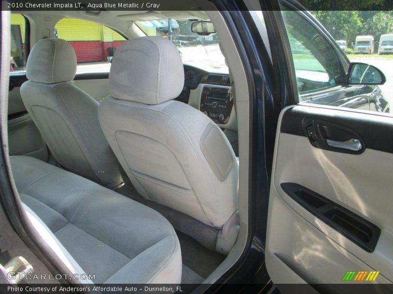 Aqua Blue Metallic / Gray 2010 Chevrolet Impala LT