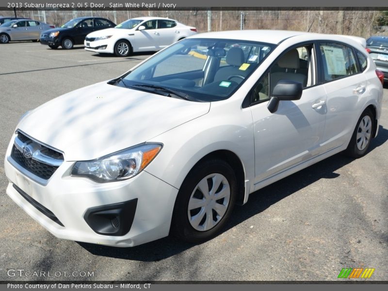 Satin White Pearl / Ivory 2013 Subaru Impreza 2.0i 5 Door