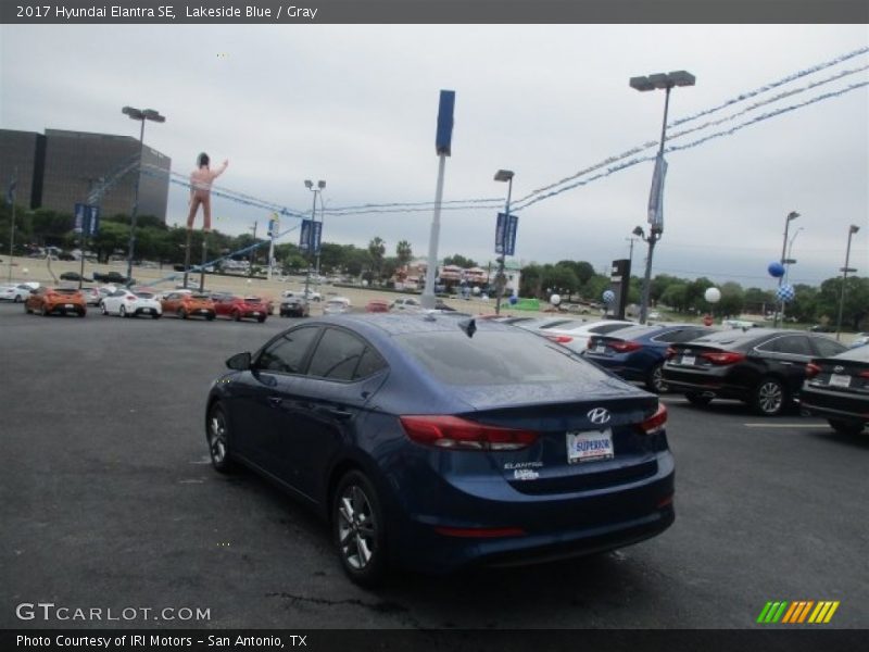 Lakeside Blue / Gray 2017 Hyundai Elantra SE