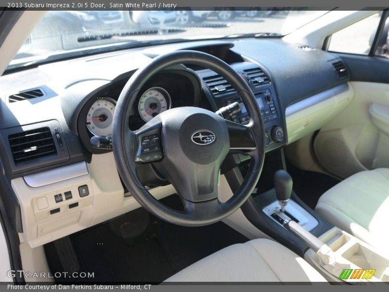 Satin White Pearl / Ivory 2013 Subaru Impreza 2.0i 5 Door
