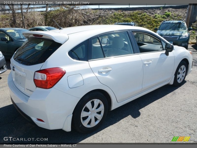 Satin White Pearl / Ivory 2013 Subaru Impreza 2.0i 5 Door