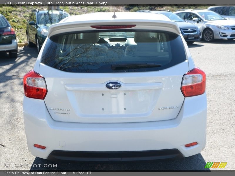 Satin White Pearl / Ivory 2013 Subaru Impreza 2.0i 5 Door