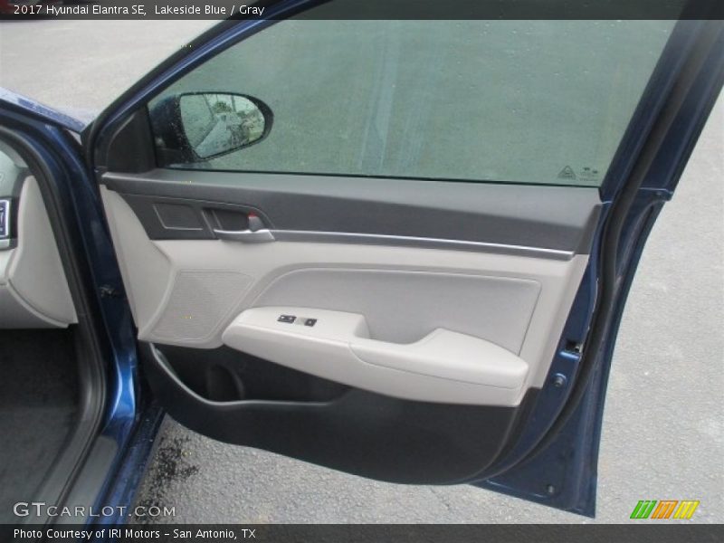 Lakeside Blue / Gray 2017 Hyundai Elantra SE