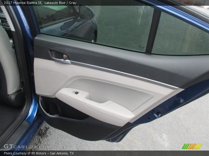 Lakeside Blue / Gray 2017 Hyundai Elantra SE