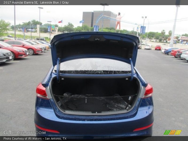Lakeside Blue / Gray 2017 Hyundai Elantra SE