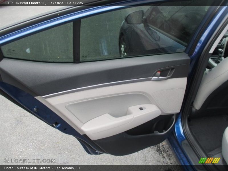 Lakeside Blue / Gray 2017 Hyundai Elantra SE