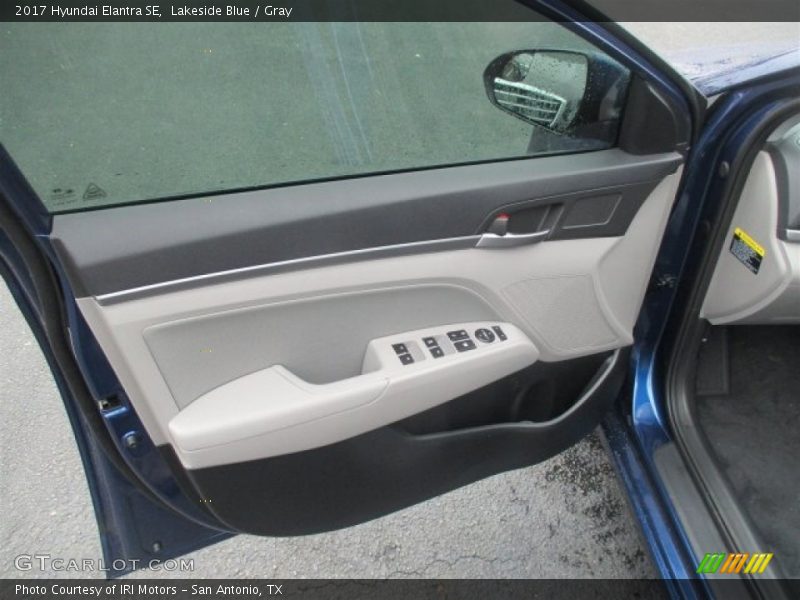 Lakeside Blue / Gray 2017 Hyundai Elantra SE