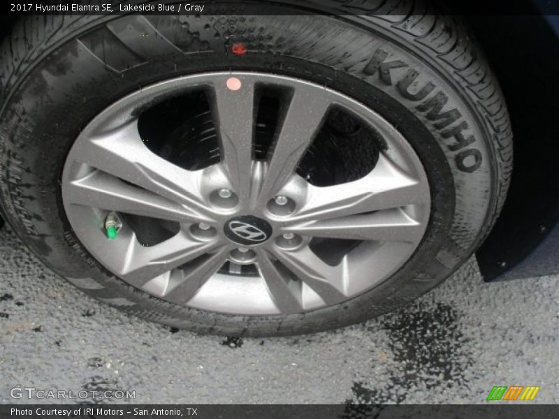 Lakeside Blue / Gray 2017 Hyundai Elantra SE