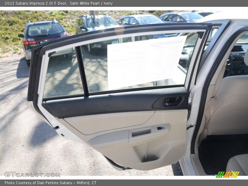 Satin White Pearl / Ivory 2013 Subaru Impreza 2.0i 5 Door