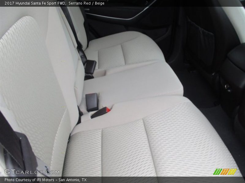 Serrano Red / Beige 2017 Hyundai Santa Fe Sport FWD