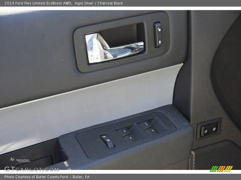Ingot Silver / Charcoal Black 2014 Ford Flex Limited EcoBoost AWD