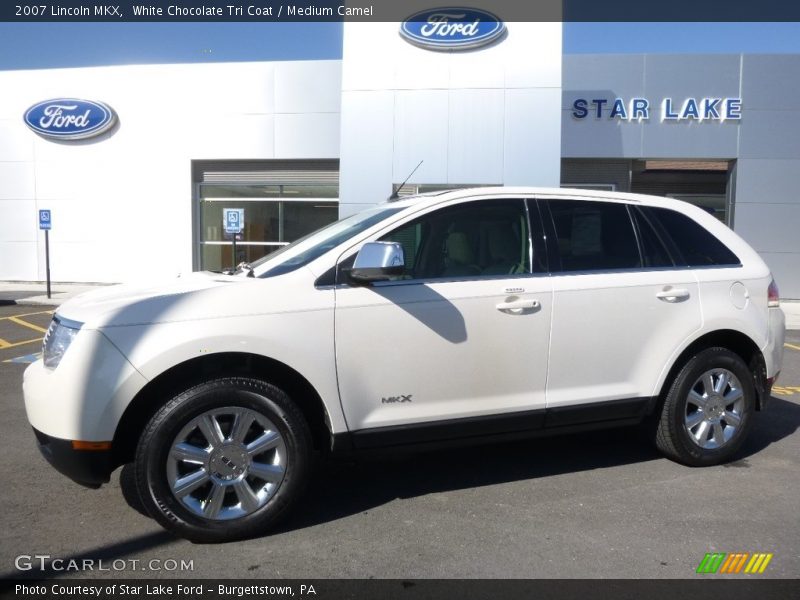 White Chocolate Tri Coat / Medium Camel 2007 Lincoln MKX