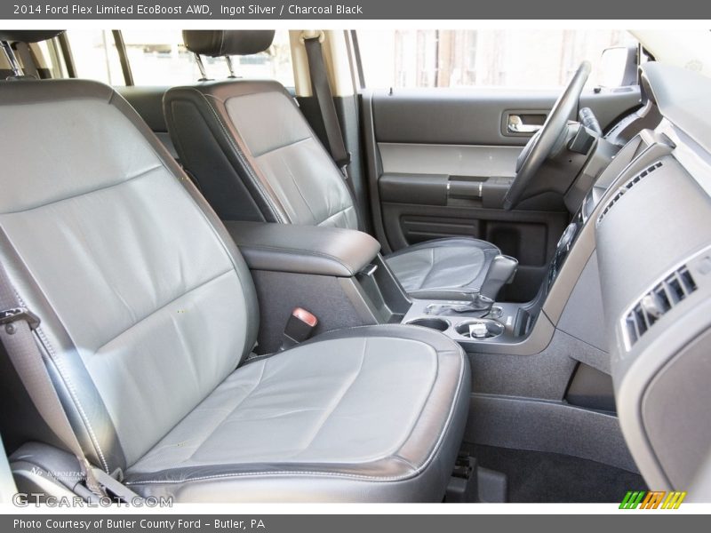 Ingot Silver / Charcoal Black 2014 Ford Flex Limited EcoBoost AWD