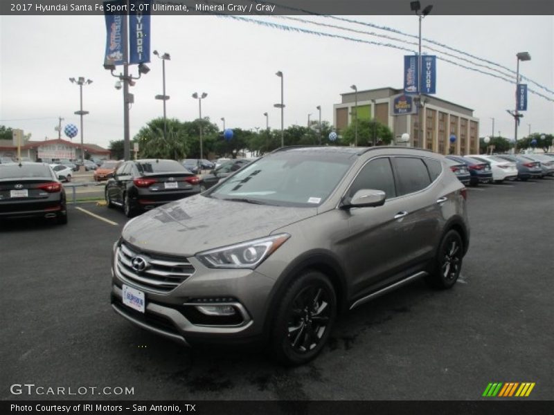 Mineral Gray / Gray 2017 Hyundai Santa Fe Sport 2.0T Ulitimate