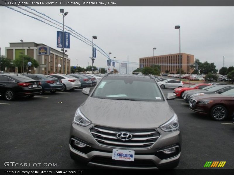 Mineral Gray / Gray 2017 Hyundai Santa Fe Sport 2.0T Ulitimate