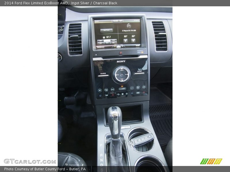 Ingot Silver / Charcoal Black 2014 Ford Flex Limited EcoBoost AWD