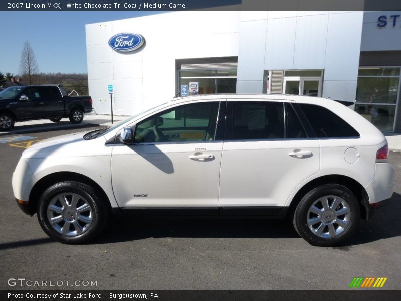 White Chocolate Tri Coat / Medium Camel 2007 Lincoln MKX