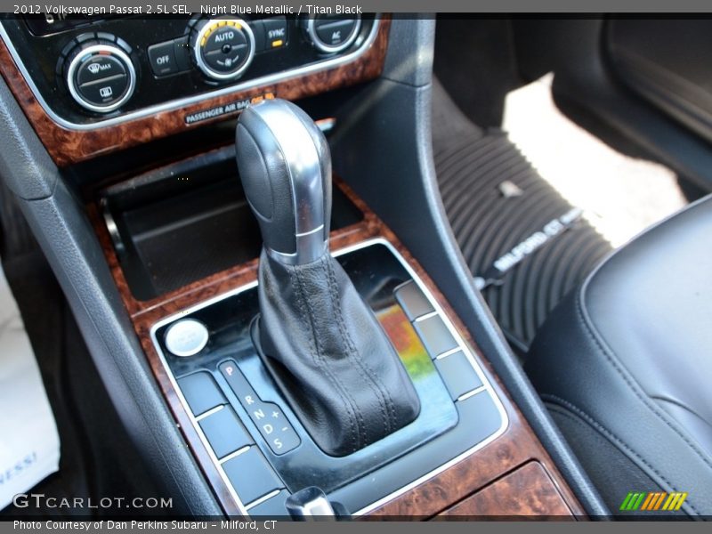 Night Blue Metallic / Titan Black 2012 Volkswagen Passat 2.5L SEL